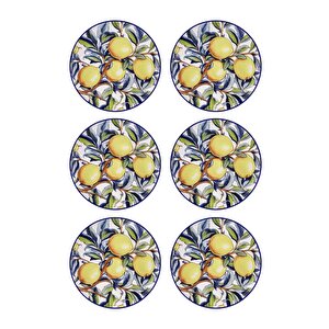 Odore Di Limone Pasta Tabağı 6lı Set 19 Cm Odl0002
