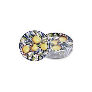 Odore Di Limone Pasta Tabağı 6lı Set 19 Cm Odl0002