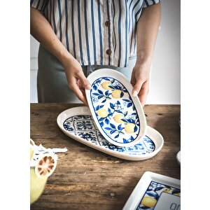 The Mia Odore Di Limone Oval Servis 2li 29 Cm Odl0013