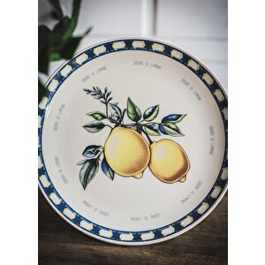 The Mia Odore Di Limone Servis Tabağı 6lı Set 26 Cm Odl004