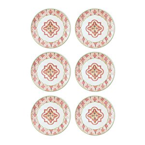 Dolce Vita Pasta Tabağı 6lı Set 19 Cm Dvt0002