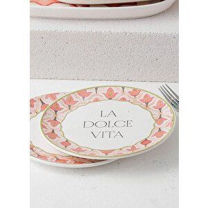 The Mia Dolce Vita Pasta Tabağı 6lı Set 19 Cm Dvt0001
