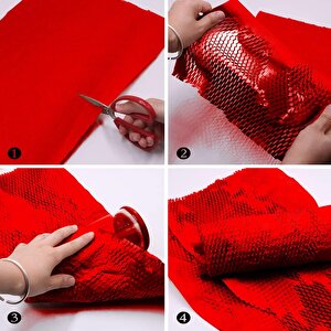Roco Paper Petek Dolgu Ambalaj Kağıdı 38Cm X 5 Metre - Kırmızı
