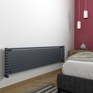 Sophia Xl  Aluminyum Radyatör 41,5x180cm Kumlu Antrasit Antrasit