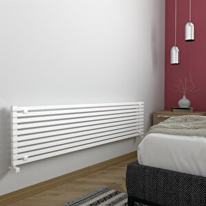 Sophia Xl  Aluminyum Radyatör 41,5x180cm Kumlu Beyaz Beyaz