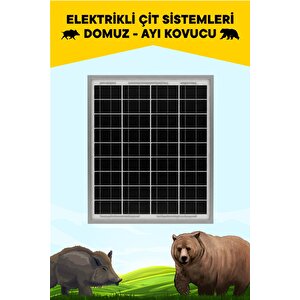 Elektrikli Çit 25w Güneş Paneli