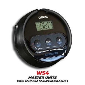 Deus Dedektör - 22,5cm Hf Başlık, Ws4 Master