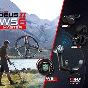 Deus 2 Dedektör - 22,5cm Fmf Başlık, Ws6 Master