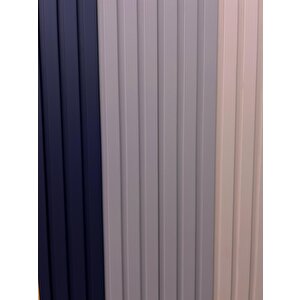 E Model Soft Touch Gök Gri̇ Duvar Panel Profi̇li̇ 12*250cm