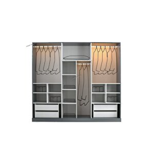 Porto Mdf 6 Kapili Dolap