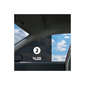 Oto Cam Filmi Çizilmez 1. Kalite 50 Cm X 6 Metre %20 Koyuluk 2 Numara