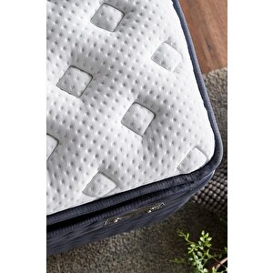 Baklava Yatak 180x200 Cm Çift Kişilik Ultra Ortopedik Çok Sert Pedli Lüks Yatak 30 Cm Antrasit Kumaş