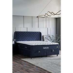 Baklava Yatak 180x200 Cm Çift Kişilik Ultra Ortopedik Çok Sert Pedli Lüks Yatak 30 Cm Antrasit Kumaş