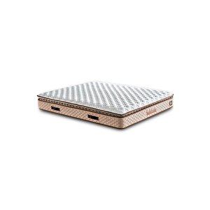 Baklava Yatak 100x200 Cm Tek Kişilik Ultra Ortopedik Çok Sert Pedli Lüks Yatak 30 Cm Krem Kumaş