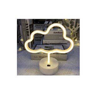 Bulut Neon Lamba, Sarı, 23x22 Sarı
