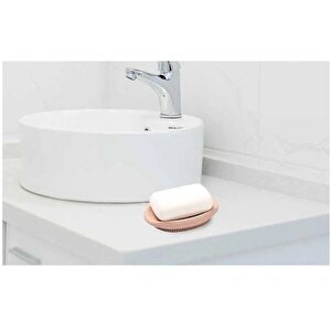 Silikon Sabunluk Fırçalı Sabunluk Çok Amaçlı Lavabo Banyo Temizlik Fırçası Katı Sabunluk