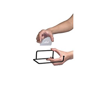 Siyah Yapışkanlı Eko Magic Fix Sihirli Yapışkan Wc Kağıtlık