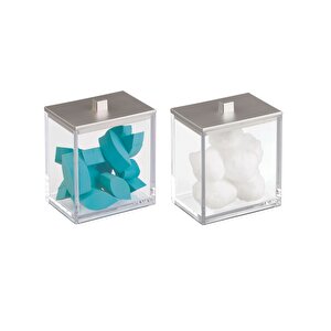 Kulak Çubuğu Ve Pamukluk 2 Adet Akrilik 9x6x11cm