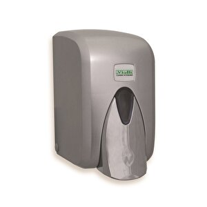 Vialli S5c Gri Sıvı Sabun Dispenseri Aparatı Hazneli 500 Ml