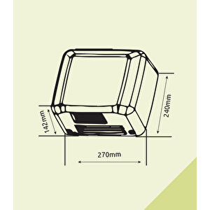 Xinda Gsq250a Fotoselli El Kurutma Makinesi 2500w Paslanmaz Çelik