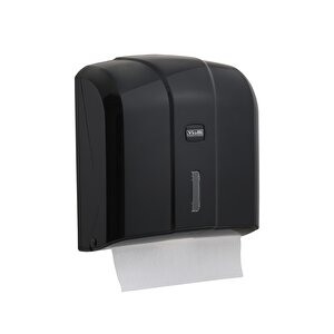 Vialli Kh300b Z Katlı Kağıt Havlu Dispenseri 300'lü Siyah
