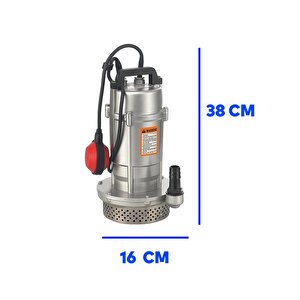 Alüminyum Gövdeli 1 Hp Dalgıç Tip Temiz Su Pompası Rainpump 0.75 Kw Monofaze Kuyu Drenaj Boşaltma