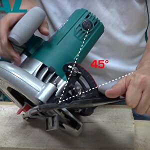 Total Elektrikli Daire Testere Makinası 1600 W Ts1161856 Ahşap Sunta Mdf Kesim Kesme 185 Mm Disk