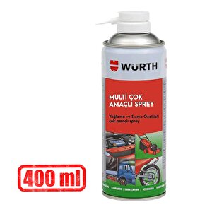 Würth Yağlayıcı Yağlama Paslanma Koruyucu Multi Çok Amaçlı Sprey 400 Ml Gıcırtı Pas Giderici