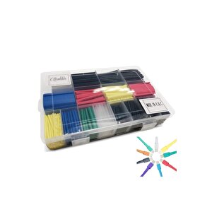 Brand Isıyla Daralan Makaron Kablo Seti 580 Parça Kablo Tamir Kiti