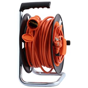 Makaralı Seyyar CCA Kablo Uzatma Kablosu 3x1.5 Mm Ttr Kablo 35+2 Metre
