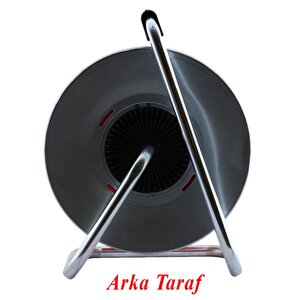 Makaralı Seyyar Kablo Kapaklı 4 Prizli Metal Uzatma Kablosu 3x1.5 Mm CCA Kablo 35 Metre
