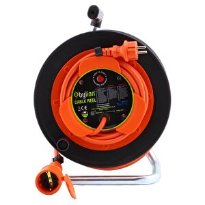 Makaralı Seyyar Kablo Uzatma Kablosu 3x1.5 Mm CCA Kablo 50+2 Metre