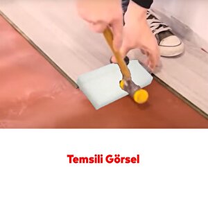 Zemin Parke Döşeme Takozu Beyaz 15 Cm 7 Cm Polyamid Laminant Parke Çakma Takozu