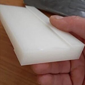 Zemin Parke Döşeme Takozu Beyaz 15 Cm 7 Cm Polyamid Laminant Parke Çakma Takozu