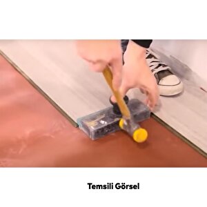 Zemin Parke Döşeme Takozu Beyaz 15 Cm 7 Cm Polyamid Laminant Parke Çakma Takozu