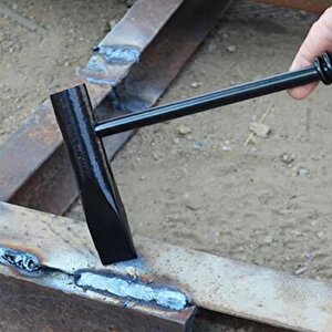 Metal Kaynak Cüruf Çekiç Çapak Alma Temizleme Kaynakçı Çekici Düz Kaski Uçlu Paslanmaz Demir