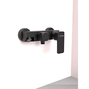 Siyah Banyo Bataryası Ve Mafsallı Duş Seti 2'li Set - 251b