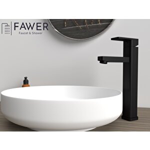 Siyah Çanak Lavabo Bataryası Ve Siyah Lavabo Süzgeci