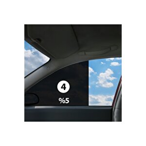 Brand Oto Cam Filmi Çizilmez 1. Kalite 50 Cm X 6 Metre %5 Koyuluk 4 Numara En Koyu Ton