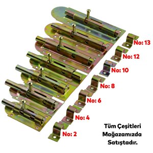 Mavzer Sürgü No:10 Kilit Kadmiyum 42x110 Mm Kapı Pencere Emniyet Mandalı Kilidi