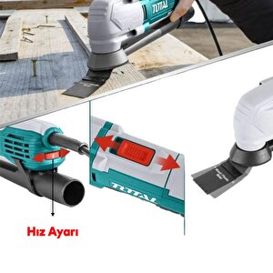 Total Çok Amaçlı El Aleti Kablolu 220 V Paspaslama 300 W Ts3006 Raspalama Testere Kazıyıcı Kesici