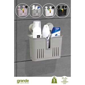 Grande Mutfak Ve Banyo Organizeri - 2 Fonksiyonlu - İster Yapıştır, Ister Vidala
