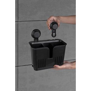 Okyanus Home Grande Mutfak Ve Banyo Organizeri - 2 Fonksiyonlu - İster Yapıştır, Ister Vidala
