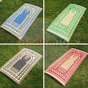 Plastik Hasır Halı Kilim Piknik Cami Park Seccade Namazla Bahçe Balkon Kamp Outdoor 60 X 120 Cm