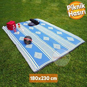 Plastik Hasır Halı Kilim Piknik Cami Park Plaj Bahçe Balkon Teras Kamp Outdoor Karavan 180 X 230 Cm