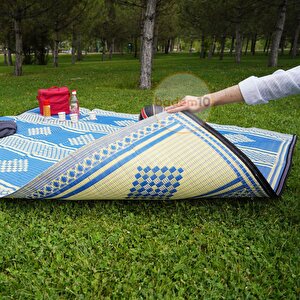 Plastik Hasır Halı Kilim Piknik Cami Park Plaj Bahçe Balkon Teras Kamp Outdoor Karavan 180 X 230 Cm