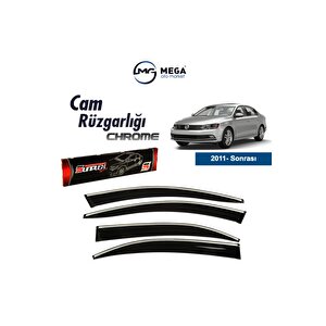 Vw Jetta 2011- Sonrası Krom Cam Rüzgarlık