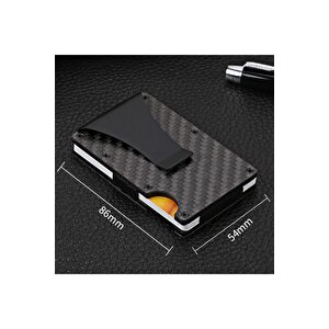 Brand Cüzdan Kartlık Kredi Kartı Cüzdanı Metal Gümüş
