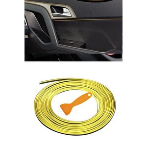 Trim Fitil Gold Yeni Nesil Araç Içi Ip Şerit Balık Sırtı Nikelajlı 5 Metre