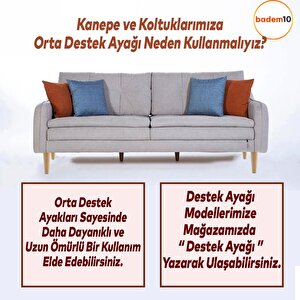 Ahşap Mobilya Koltuk Kanepe Sehpa Masa Ayağı Ayakları M8 Civatalı 25 Cm + Bağlantı Aparatlı